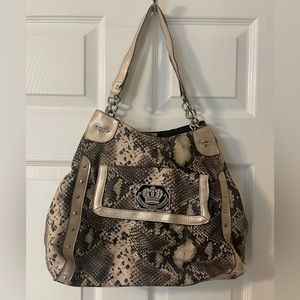 Y2k Kathy Van Zeeland Snakeskin purse